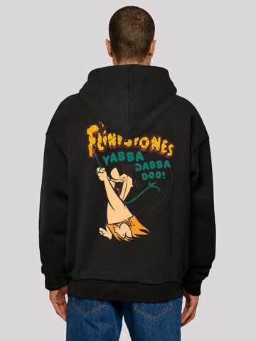 F4NT4STIC Sweatshirt 'Fred Yabba Dabba Doo' in Schwarz: Vorderseite