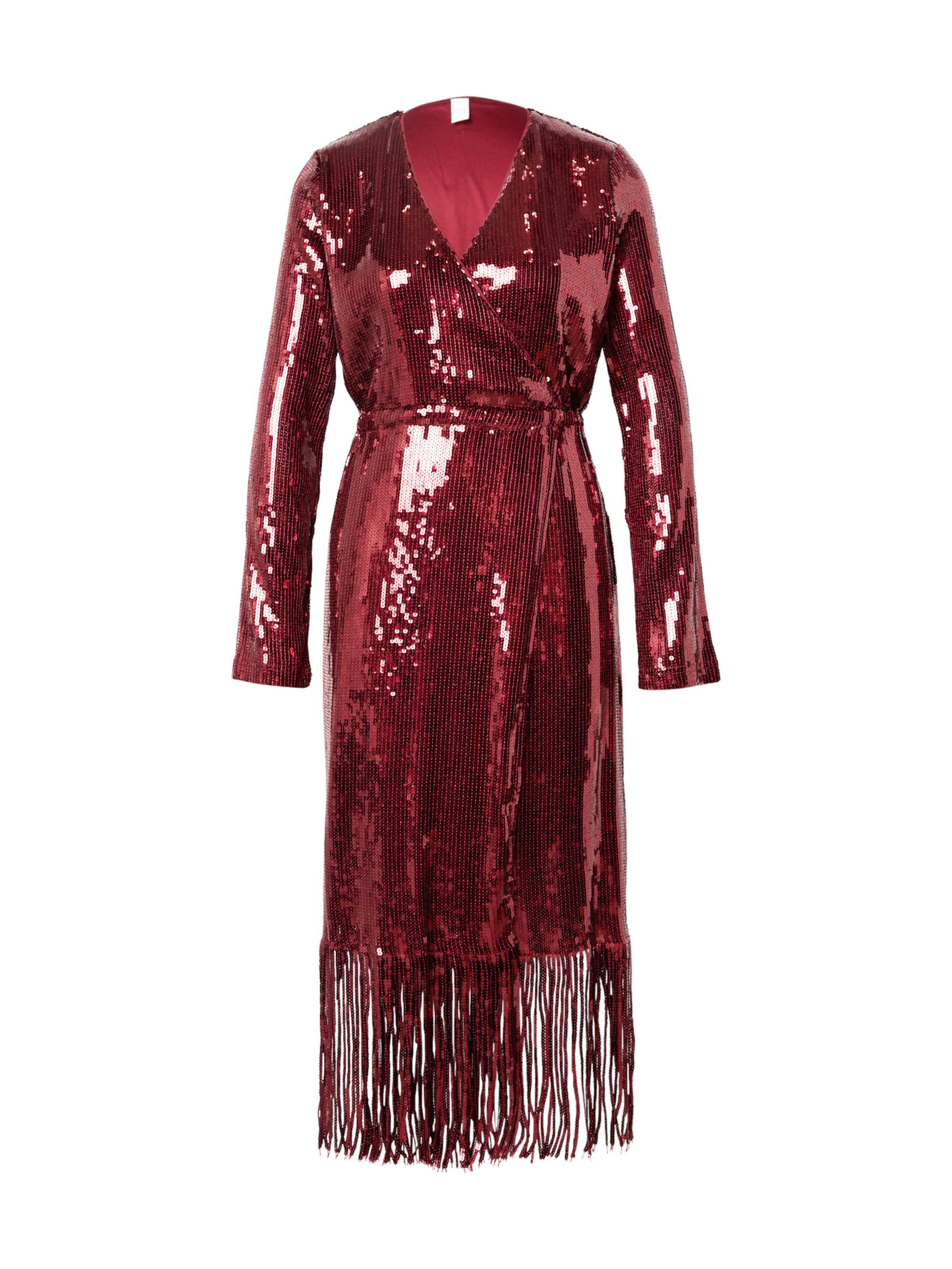 YAS Õhtukleit 'YASTIO', värv punane: eest vaates