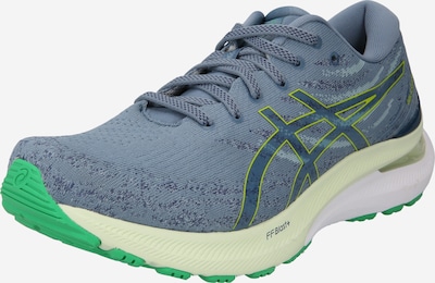 ASICS Chaussure de course 'Kayano 29' en bleu / bleu fumé / vert fluo, Vue avec produit