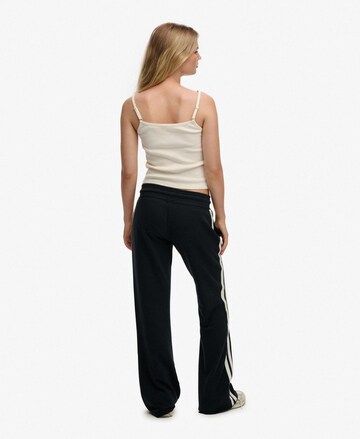 Superdry Flared Broek 'Athletic Essentials' in Blauw