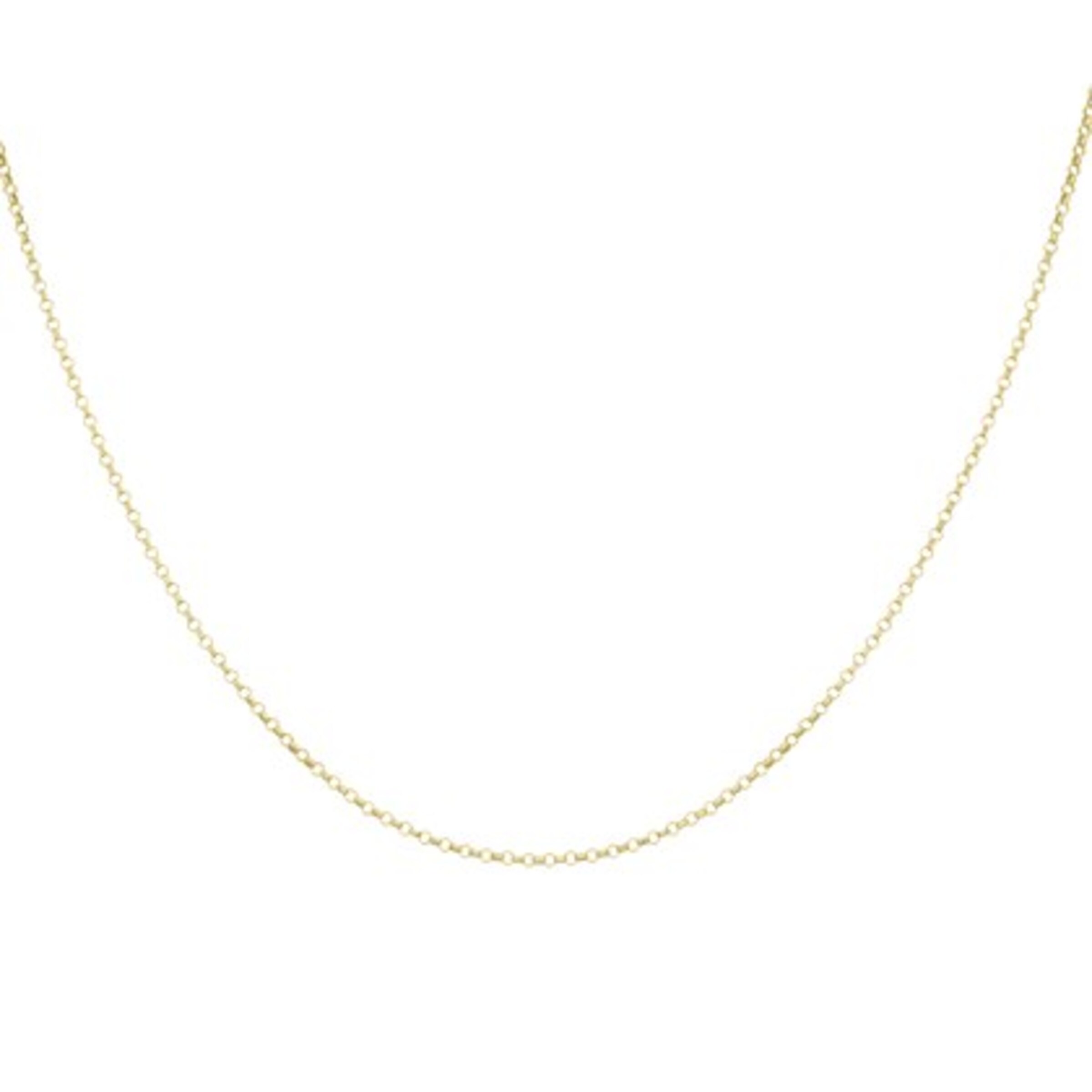 Lucardi Ketting 'Klassisch' in Goud: voorkant