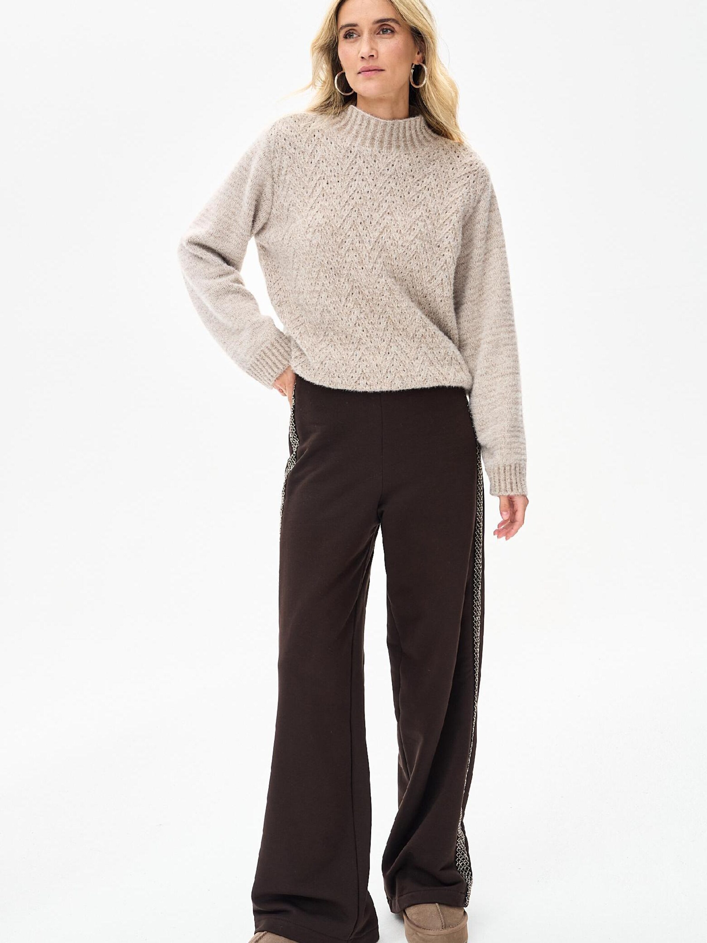 Blue Shadow Pullover‌‌‌‌‌‌ in Beige