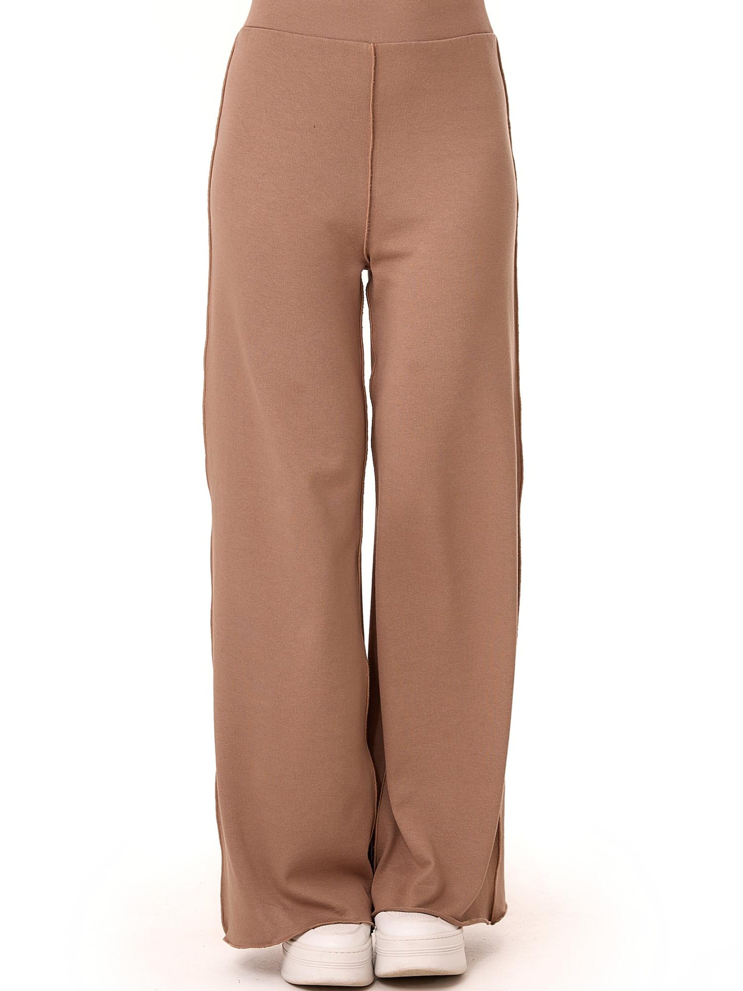mandragora Regular Pants 'Comfy' in Brown: front