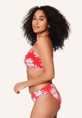 LingaDore - Balconette Top de biquíni em vermelho