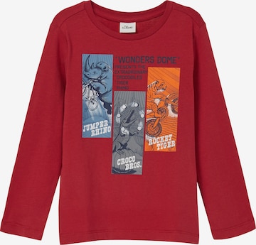 s.Oliver Shirt in Rood: voorkant