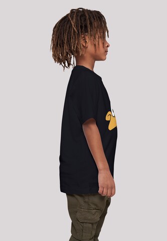 F4NT4STIC Shirt 'Looney Tunes Daffy Duck Big Face' in Black