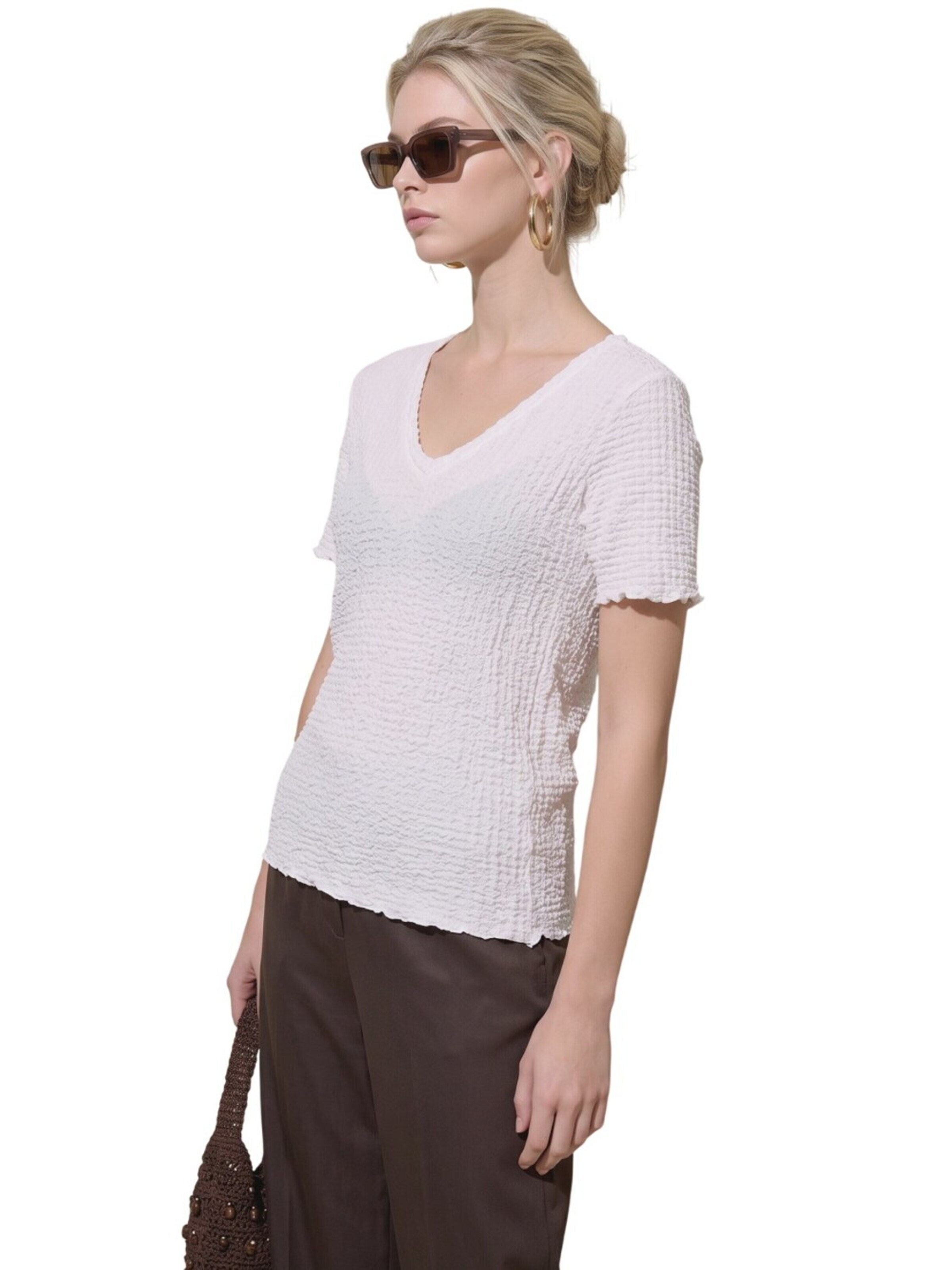 Alexa Dash Shirt‌‌‌‌‌‌ in Beige