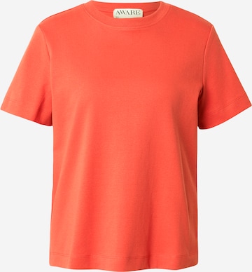 Aware T-Shirt 'VMNAIMA' in Rot: Vorderseite