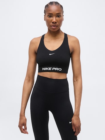 Bustino Reggiseno sportivo 'Pro' di NIKE in nero: frontale