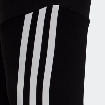 ADIDAS SPORTSWEAR Skinny Παντελόνι φόρμας 'Optime Aeroready 3-Stripes' σε μαύρο