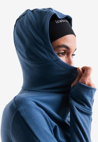 ICEBREAKER Athletic Zip-Up Hoodie 'Quantum IV' in Blue