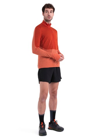 ICEBREAKER Performance shirt 'Realfleece Descender' in Orange