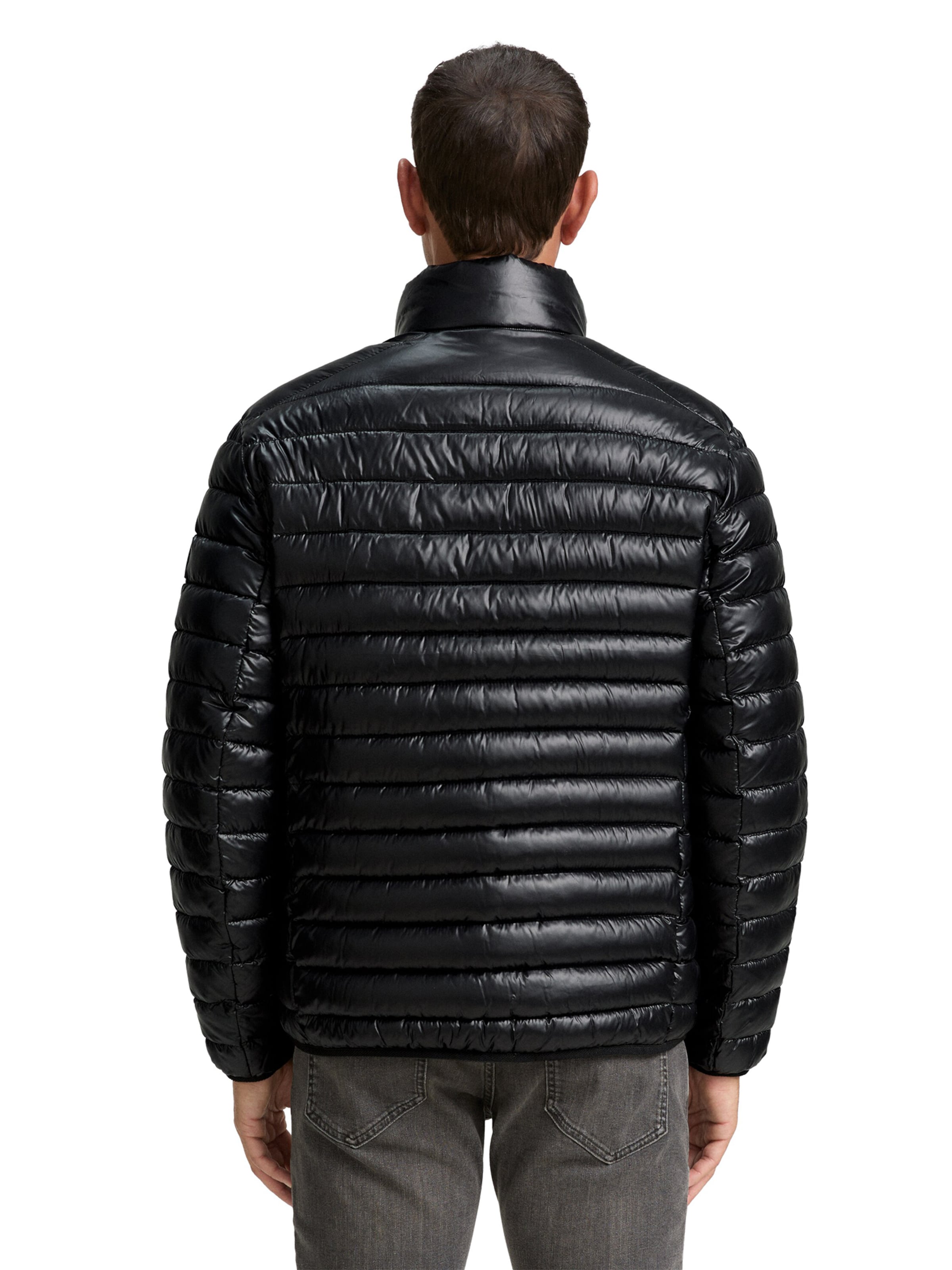 TOM TAILOR Демисезонная куртка в Черный