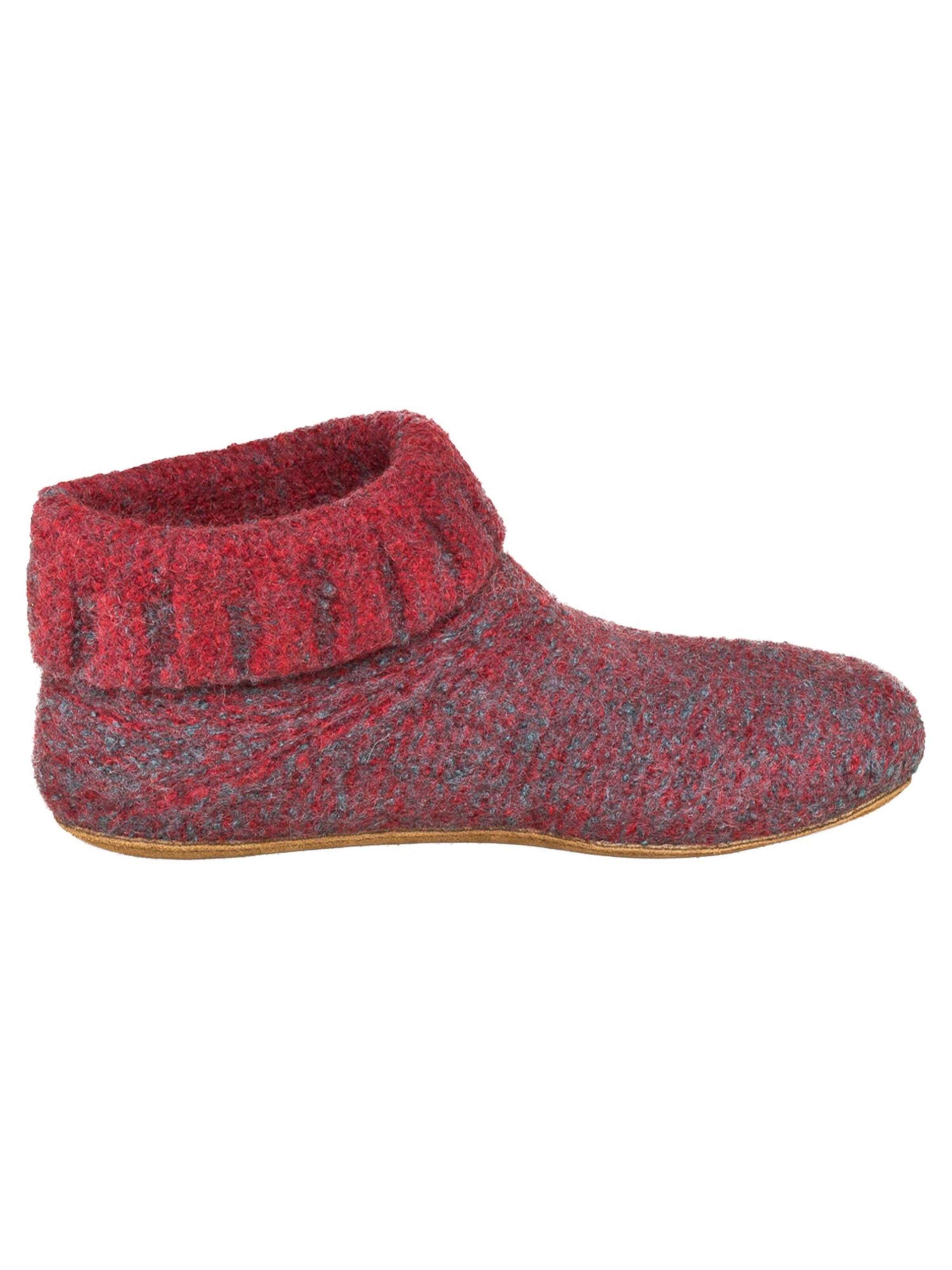 Gottstein Mules 'Knit Boot' in Red