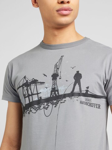 Derbe Shirt 'Hafenschiffer' in Grey