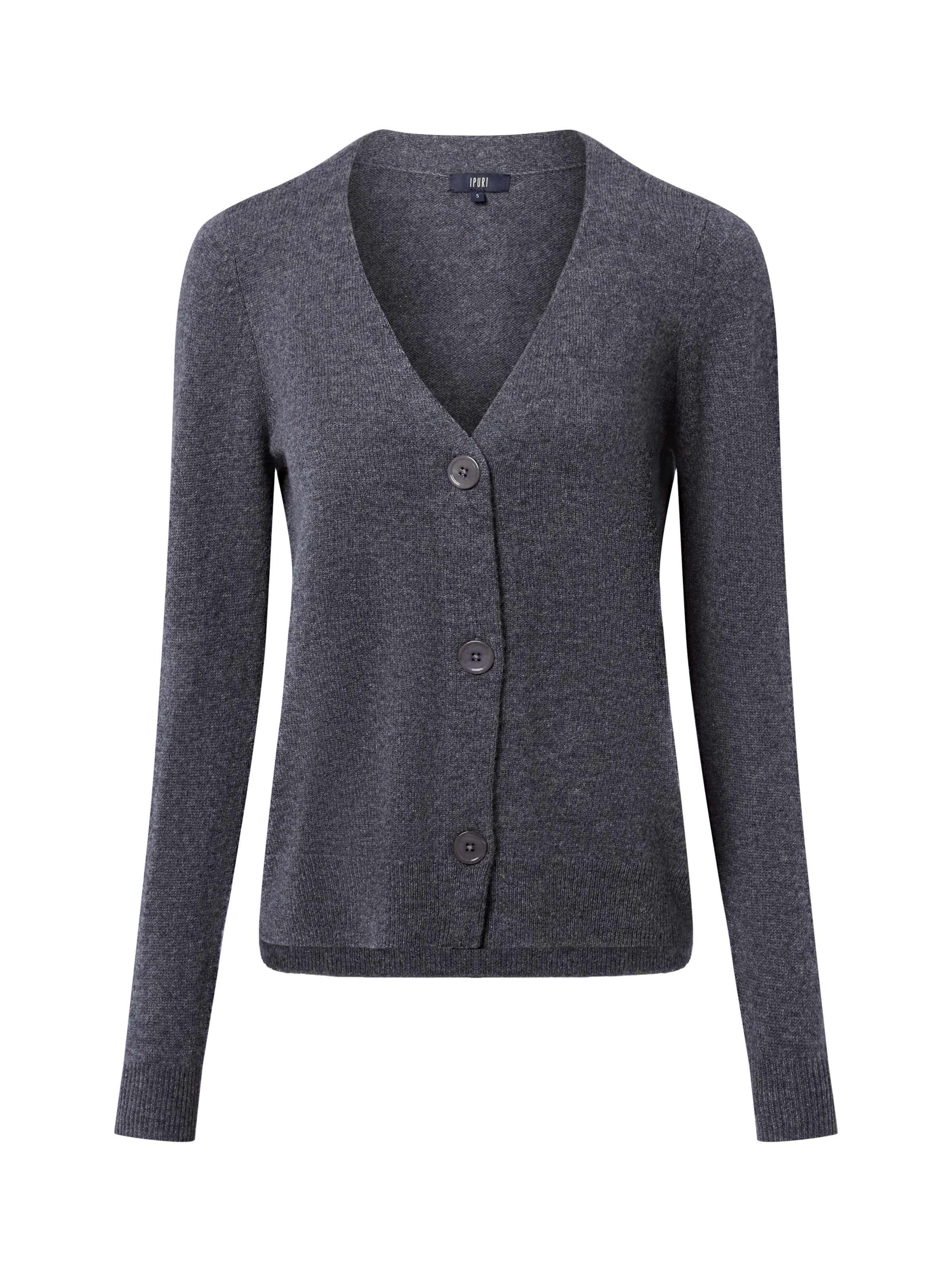 Ipuri Knit cardigan in Grey: front