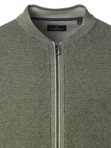 CASAMODA Knit cardigan 'Basic' in Green