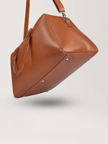 NEGOTIA Leather - Bolsa de fin de semana 'Valen' en marrón