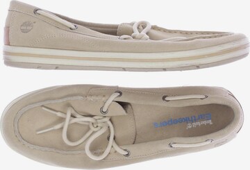 TIMBERLAND Flats & Loafers in 40 in Beige: front