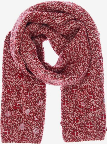Turnover Scarf & Wrap in One size in Red: front