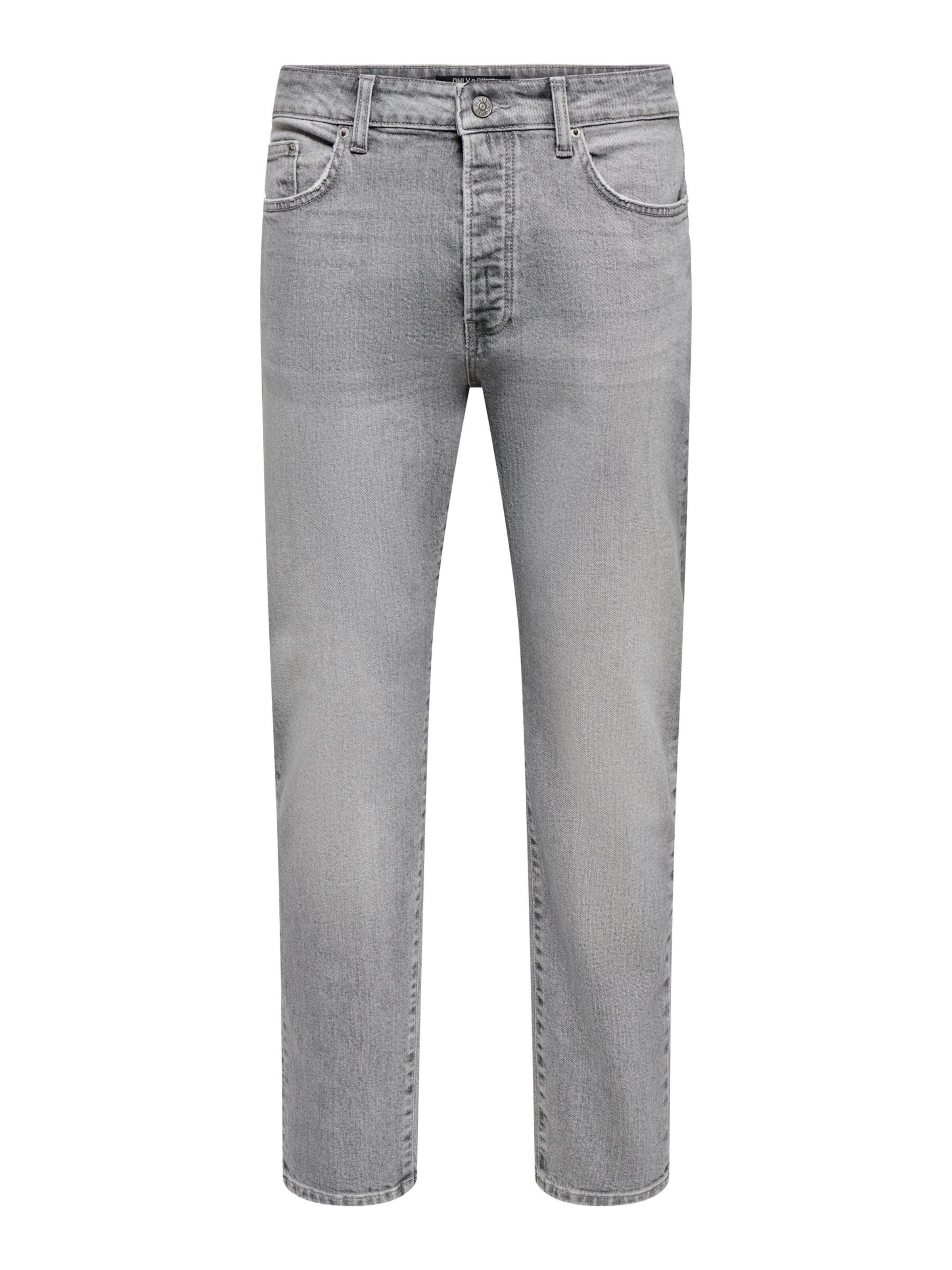 Jeans 'ONSYOKE' di Only & Sons in grigio: frontale