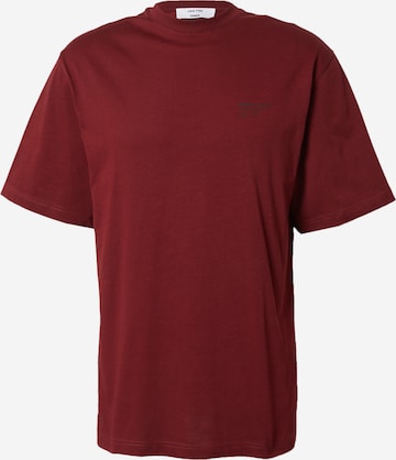 DAN FOX APPAREL Shirt 'Mirac' (GOTS) in Rot: predná strana