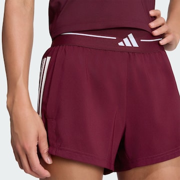 ADIDAS PERFORMANCE - regular Pantalón deportivo 'Hyperglam' en rojo