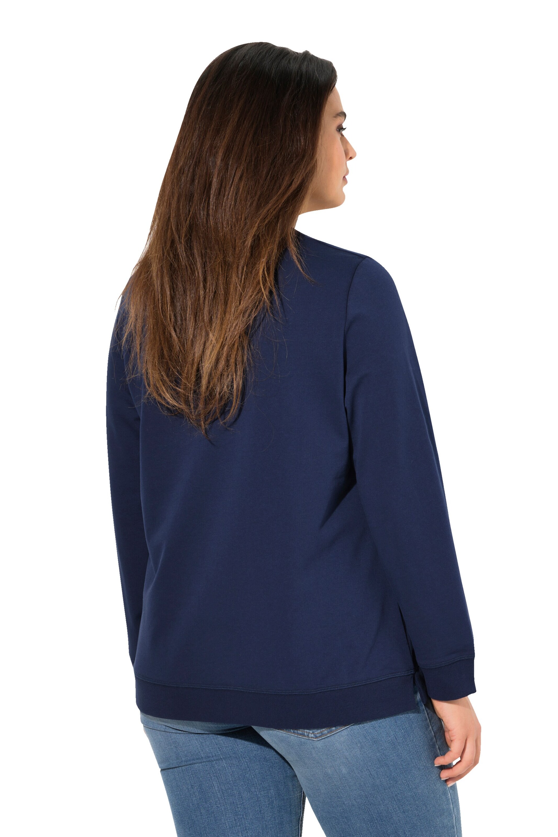 Bluză de molton de la Ulla Popken pe albastru