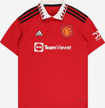 ADIDAS PERFORMANCE Koszulka funkcyjna 'Manchester United 22/23 Home' w kolorze czerwony: przód