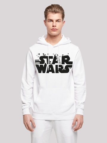 F4NT4STIC Sweatshirt in Wit: voorkant