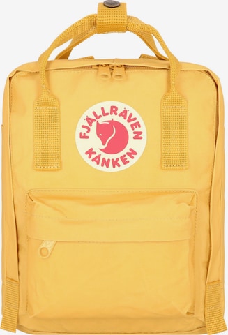 Zaino di Fjällräven in giallo: frontale