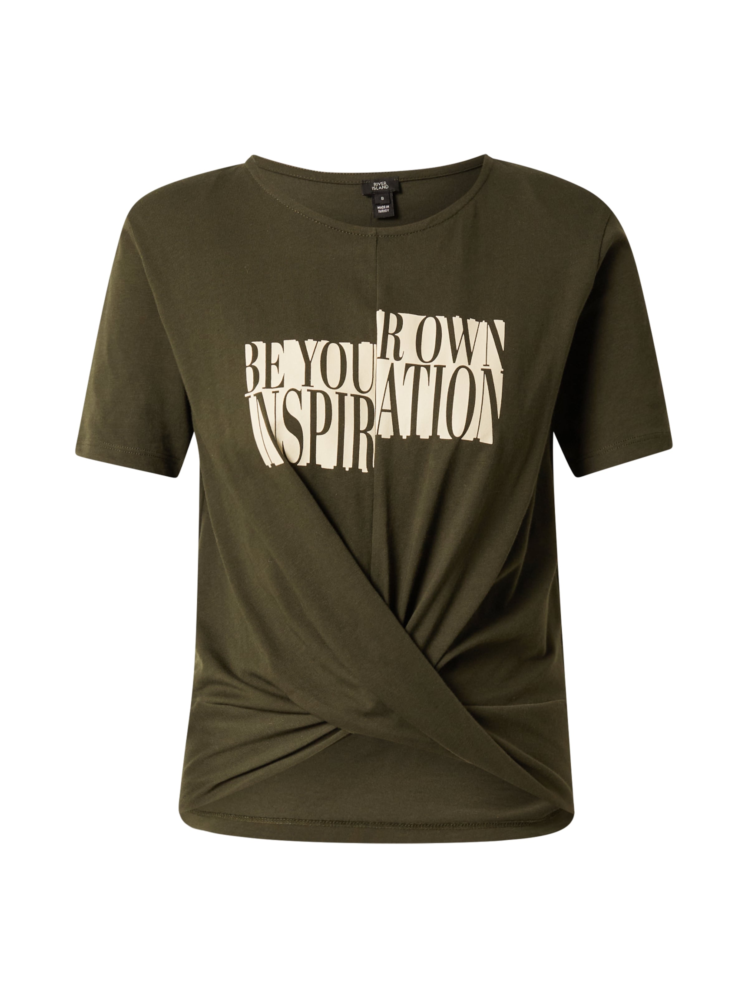 Tricou de la River Island pe verde: față