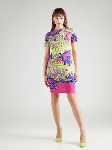 Versace Jeans Couture Sukienka w kolorze mieszane kolory: przód