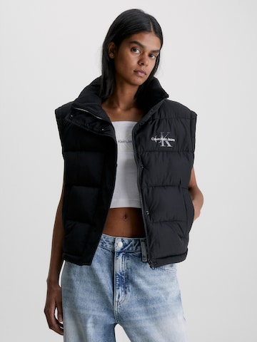 Calvin Klein Jeans Bodywarmer in Zwart: voorkant