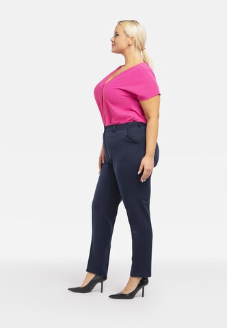 Regular Pantalon 'MELA' Karko en bleu