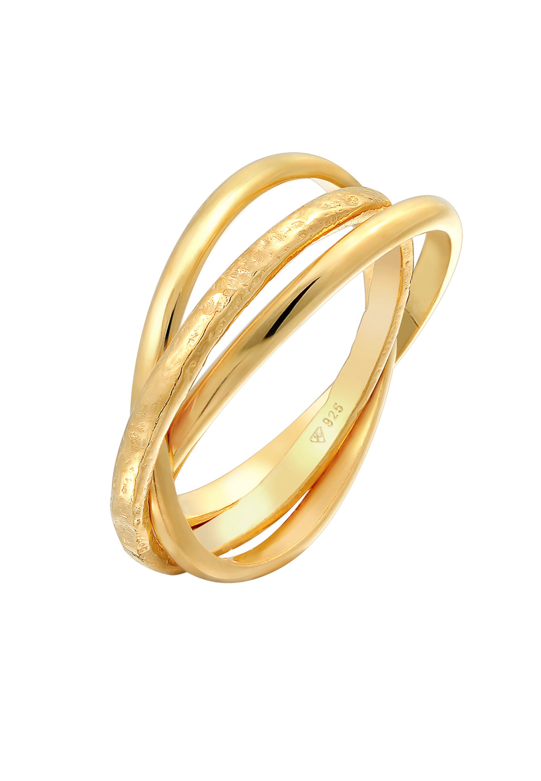 Bague ELLI en or : devant