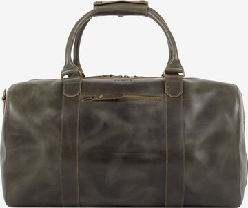 Borsa weekend 'Willow' di Buckle & Seam in verde: frontale