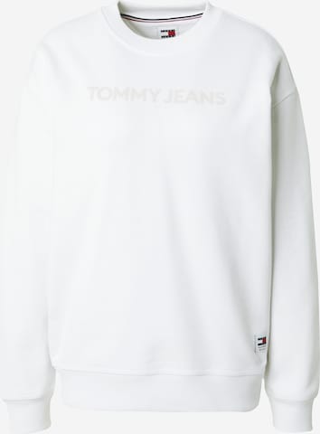 Tommy Jeans - Sudadera 'Classic' en blanco: frente