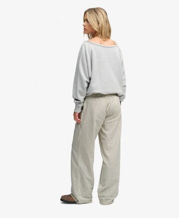 Superdry & Co Wide leg Broek in Blauw