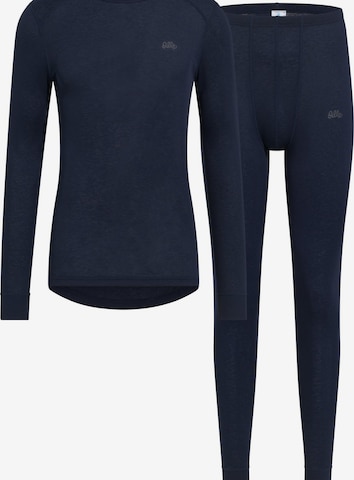 Base layer 'ACTIVE WARM UNI HERITAGE' di ODLO in blu: frontale
