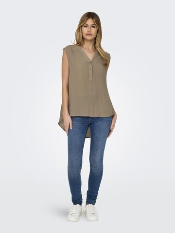 ONLY - Blusa 'JETTE' em castanho