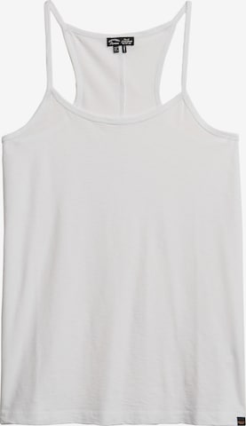 Haut Superdry en blanc : devant
