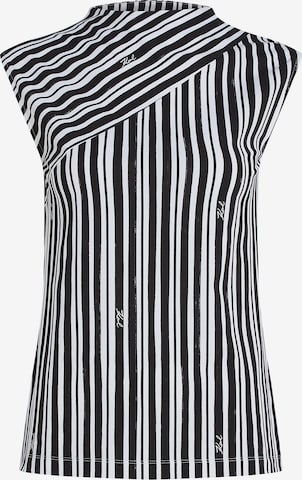 juoda Karl Lagerfeld Palaidinė: priekis