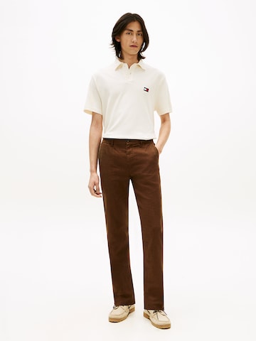 Coupe slim Pantalon chino 'Denton' TOMMY HILFIGER en marron