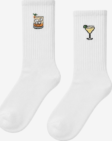 Chaussettes Trendyol en blanc : devant