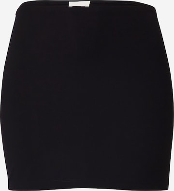Gonna 'Paola' di ABOUT YOU x Laura Giurcanu in nero: frontale