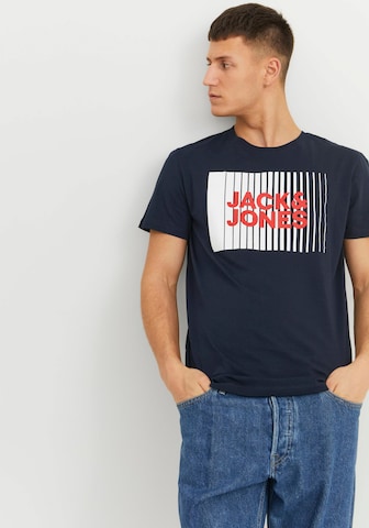 JACK & JONES Футболка 'JJECorp' в Синий