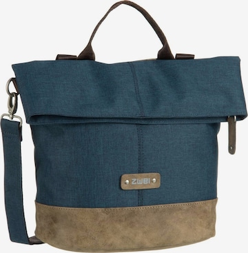 ZWEI Crossbody Bag 'Olli Cycle' in Blue: front
