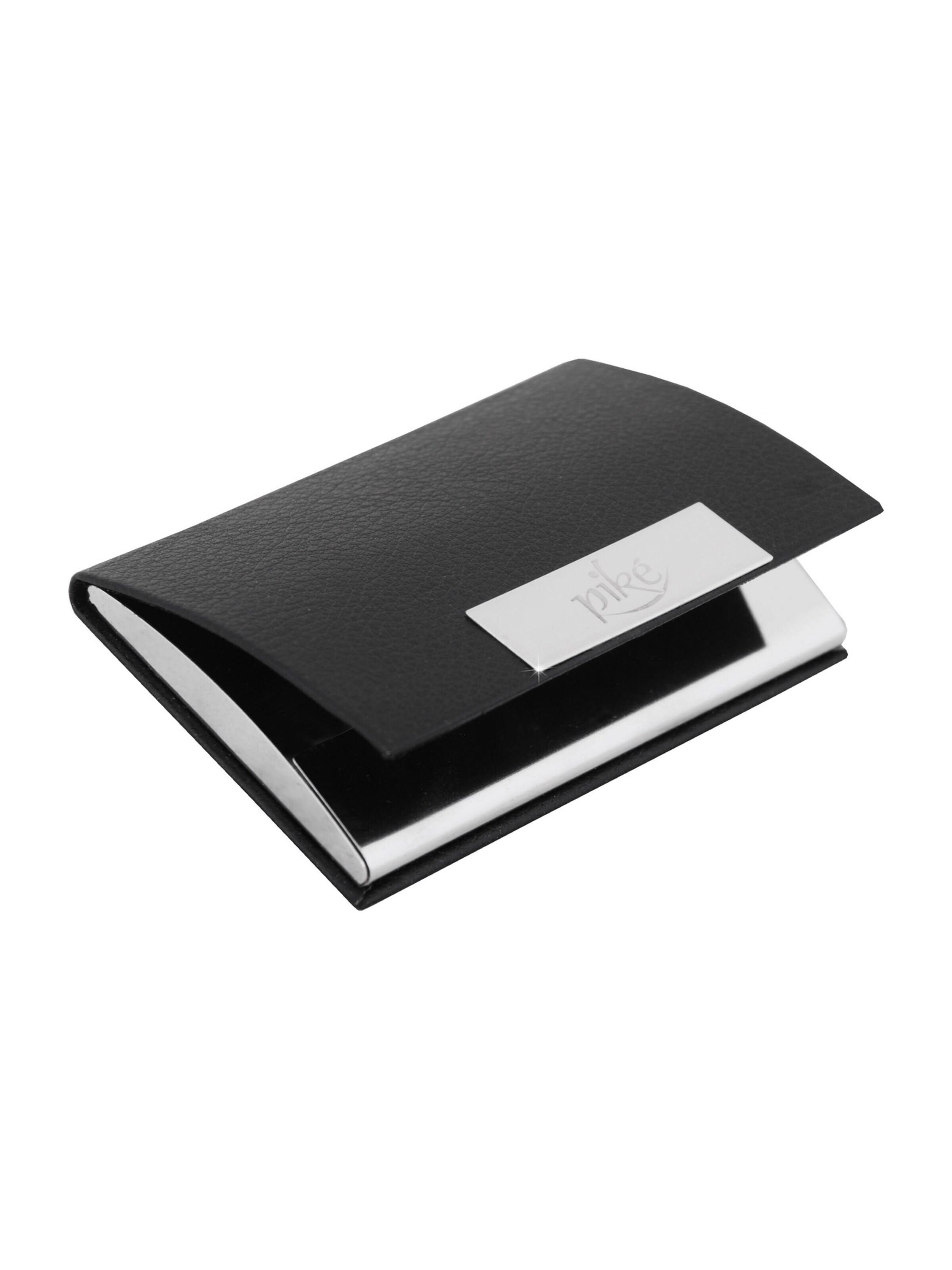 piké Wallet in Black: front