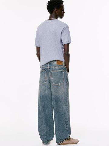Baggy Jean Pull&Bear en bleu